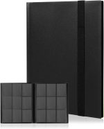 Album Cards, Trading Card Albums, 360 Cards, 20 Pages, Card Binder for TCG (Black)