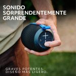 Altavoz Bluetooth portátil Ultimate Ears WONDERBOOM PLAY resistente al agua, altavoz flotante resistente al polvo con un radio de acción de 40 m, negro - Imagen 2