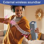 Altavoz Inalámbrico Portátil,Altavoz para Música - Equipo Recargable con Sonido Claro y Autonomía Prolongada para Acampada, Picnic, Dormitorio, Viajes y Uso Diario - Imagen 2