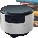 Altavoz inalámbrico de conducción ósea, altavoz de sonido de graves estéreo, reproductor de audio portátil de conducción ósea para oficina, sala de conferencias, restaurante, dormitorio