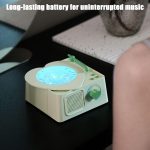 Altavoz inalámbrico portátil – Reproductor de música altavoz inalámbrico – Reproductor de discos de sonido envolvente herramienta de entretenimiento para playa, patio, patio, camping, viajes - Imagen 2