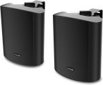Audibax PR-52 Black Pair 100W Stereo Speakers with Stand