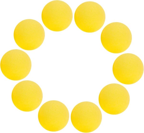 BESPORTBLE 10 Piezas Bolas de Esponja Suaves para y Trucos Props Redondos para Accesorios para Cosplay y Decoración