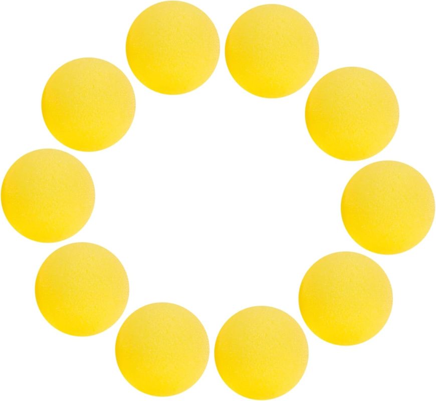 BESPORTBLE 10 Piezas Bolas de Esponja Suaves para y Trucos Props Redondos para Accesorios para Cosplay y Decoración