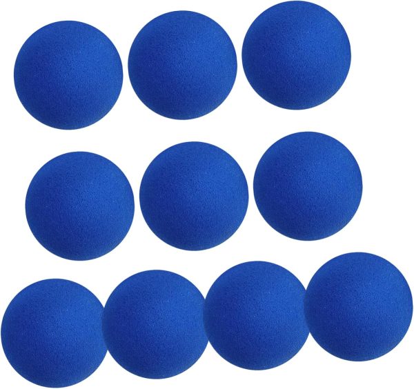 BESTonZON 10pcs Round Sponge Ball Cosplay Accessories Soft Sponge Balls for Tricks