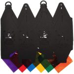 Baker Ross AX203 Halloween Wizard Lantern Kits - 4 Pack, For Kids To Decorate And Display During Trick Or Treat Season - Imagen 2