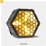 BeamZ RB90 set de 4 cegadoras retro LED con 3 COB de 30 W y 72 RGB SMD, control DMX, 127 efectos, kit de acoplamiento, atenuación 100%, ideal para escenarios y shows - Imagen 2