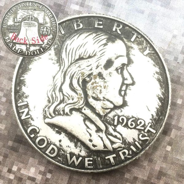 Best Antique Coin Franklin ​ 1962 USA Middle Dol. Hobo Nickel Coins Dollar Morgan - Great Memorial Gift for Dad/Friend/Husband Future Experience