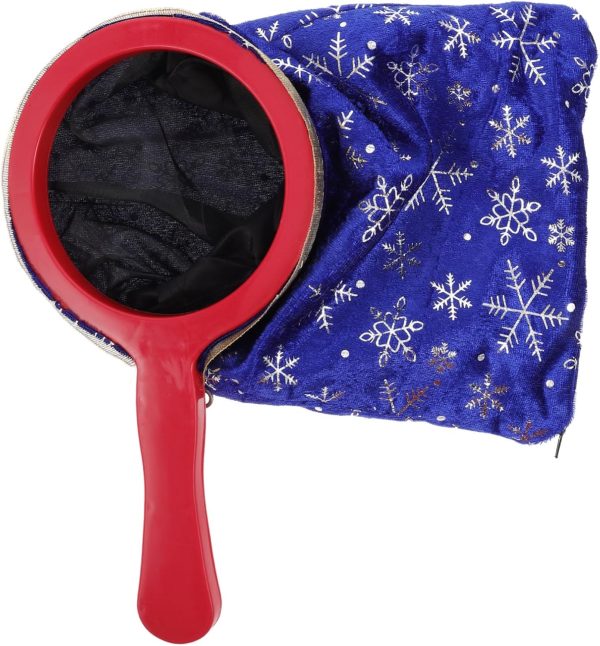 Bolsa Mágica Grande para Infantil Prop De para Accesorio De Ilusión para Hacer Aparecer y Desaparecer Color Azul Snowflake