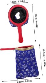 Bolsa Mágica Grande para Infantil Prop De para Accesorio De Ilusión para Hacer Aparecer y Desaparecer Color Azul Snowflake - Imagen 2