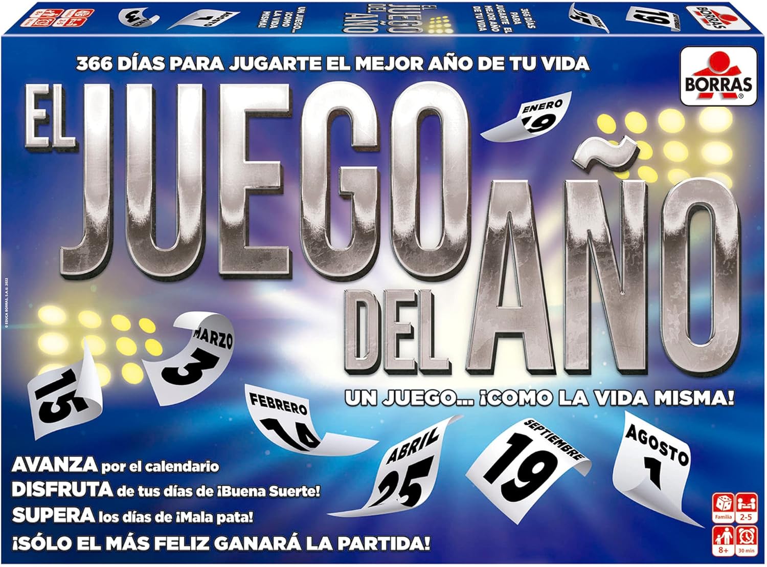 Borras - Game of the Year Advances across the Board Borras - Game of the Year Advances across the Board From January 1st to December 31st, each month, you'll fall on Special Days That Will Make or Lose Happiness or Money + 8 Years (19460)