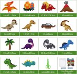 CONNECTION Sewing Kit Children Animal Felt Sewing Kit for Children Animal Felt Craft Kit Sewing Children with Scissors for Girls Gift DIY Decorations (Dinosaur B) - Imagen 2