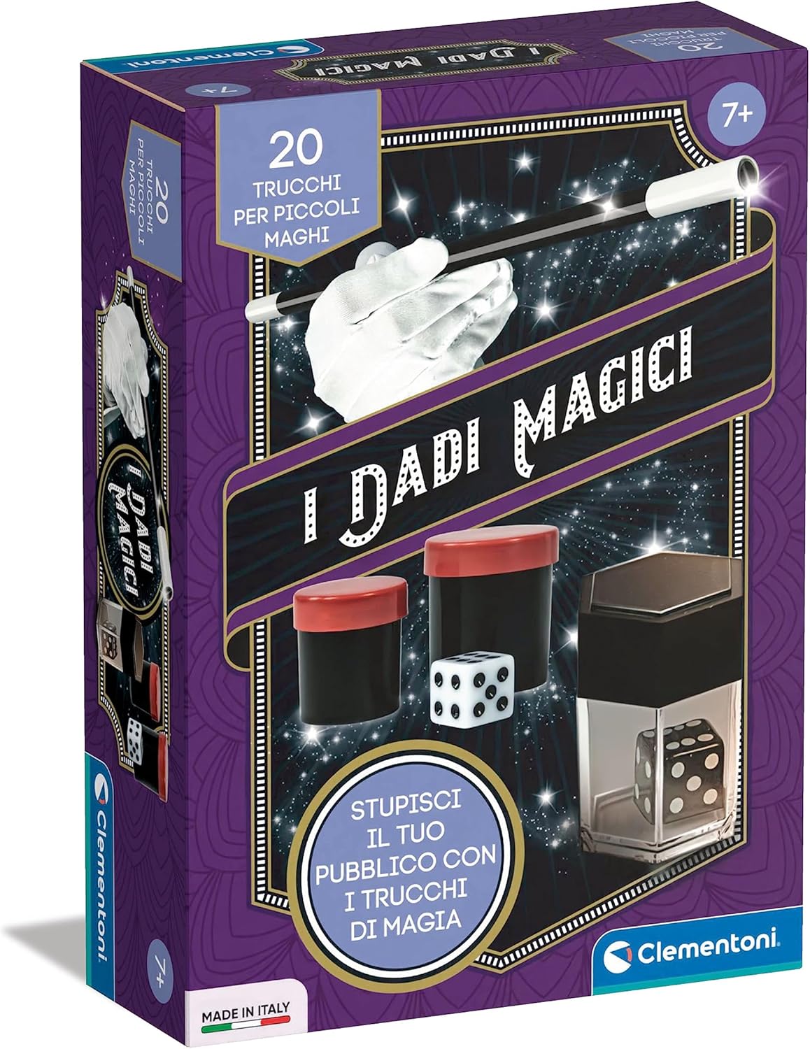 Clementoni - 16793 - Magic dice - Magic games for Clementoni - 16793 - Magic dice - Magic games for 6 year olds, magic tricks, board game, magic tricks, prestige games, made in Italy