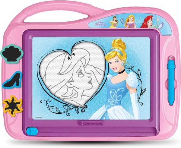 Clementoni - Princess Magnetic Board 15165 Various Colours