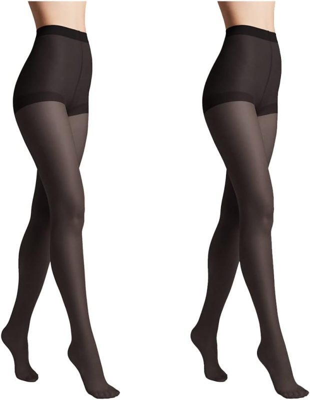 Conte elegant Set of 2 Sustainable Women's Half -matt Tights - Mixed Women's Sticky with Marked Panties - Only United Shade 40