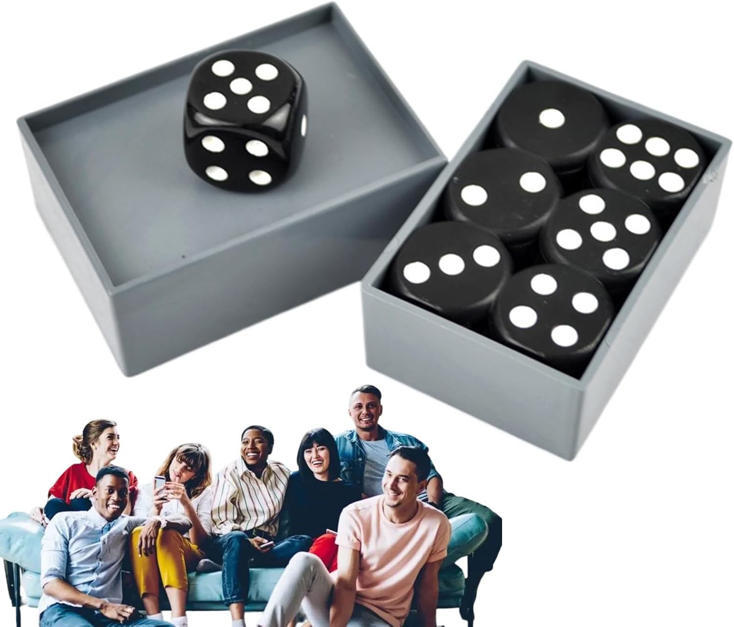 Cubo de truco mágico: divertido juguete de mesa, cubo de Cubo de truco mágico: divertido juguete de mesa, cubo de potencia obediente, accesorio divertido, excelentes efectos visuales, novedoso juego de dados para espectáculos de magia, entretenimiento