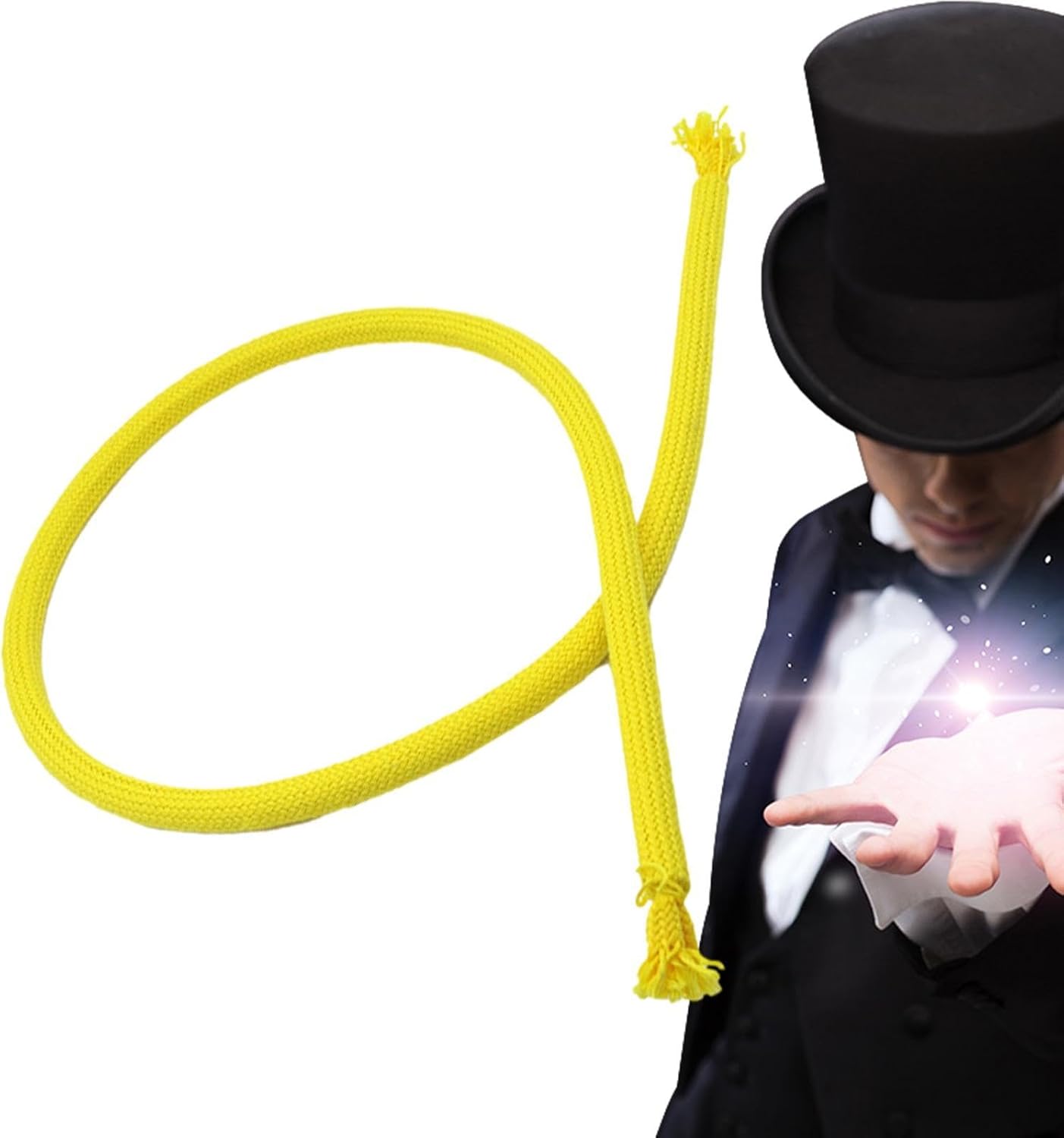 Cuerda rígida rígida - Cuerda de trucos de ilusión óptica Cuerda rígida rígida - Cuerda de trucos de ilusión óptica | Show Tricky Trick con juguetes divertidos multifuncionales para fiestas infantiles mágicas