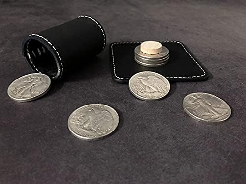 Cylinder and Coins - Close-up Trick, Magic Trick, Magic Props, Party Trick, Magic Trick (Deluxe Set)