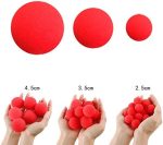 Doowops 50pcs / Lot 4.5cm Super Soft Sponge Balls (Red) Magic Tricks Appearing Vanish Magie Stage Street Gimmick Illusion Comedy Prop - Imagen 2