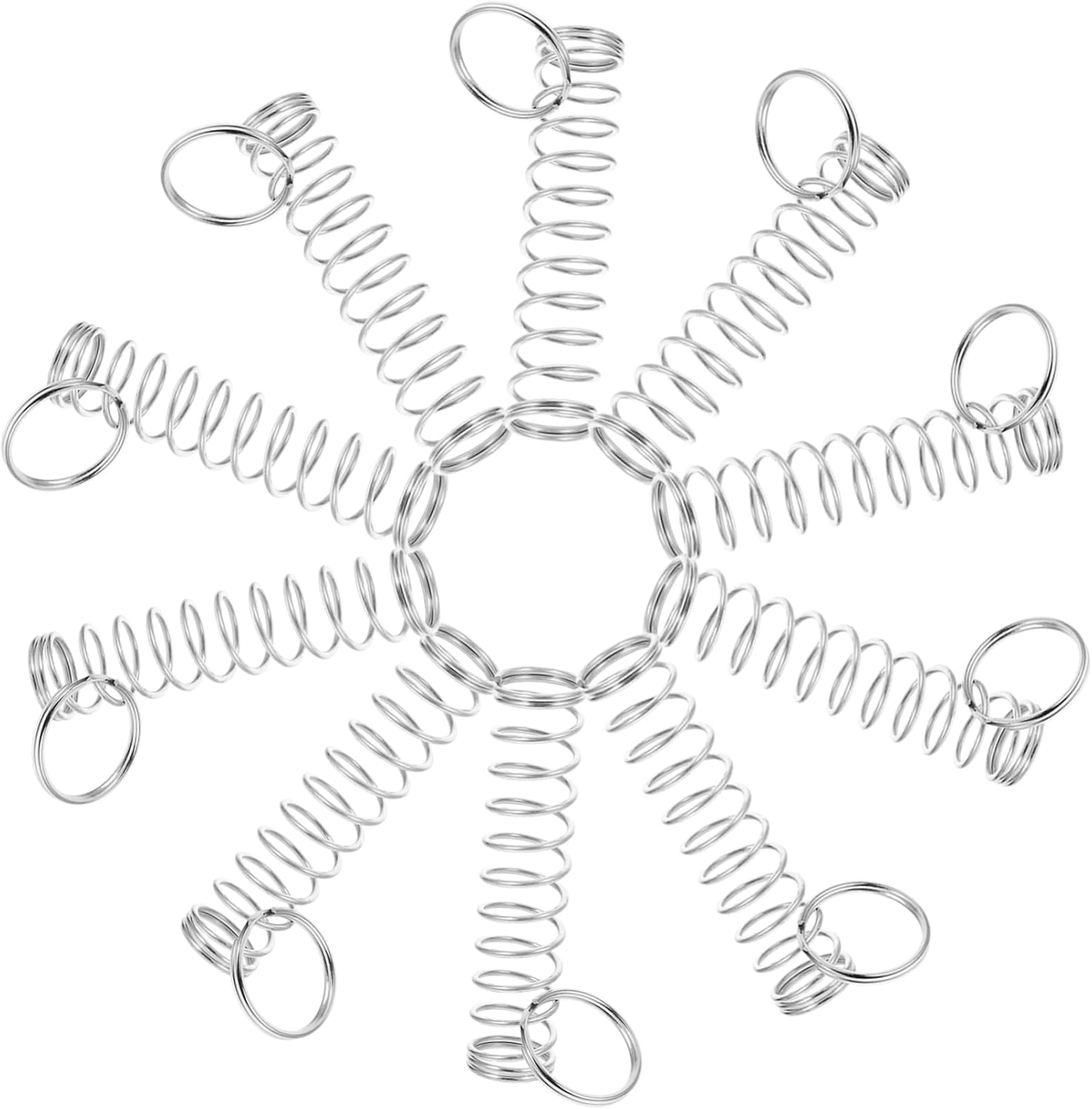 ERINGOGO 10 Pieces Interesting Trick Accessories Supplies for Performance Tricks ERINGOGO 10 Pieces Interesting Trick Accessories Supplies for Performance Tricks Tricks Trick Puzzle Trick Close-Up Ring And Spring
