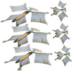 ERINGOGO 6 Pieces Magic Toys Flying Dinosaur Toys for Unique Novelty Dino Flying Plastic Green