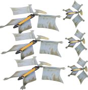 ERINGOGO 6 Pieces Magic Toys Flying Dinosaur Toys for Unique Novelty Dino Flying Plastic Green