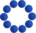 ERINGOGO Bolas De Esponja De Mago 4,5 Cm 10 Piezas Azul Accesorio De Mago Suave y Táctil para Trucos y Espectáculos De Fiesta Principiantes y Profesionales