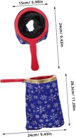 ERINGOGO Prop De para Escenarios Bolsa De Cambio para Magos Juguete De Ilusión Infantil Accesorio Versátil para Actuaciones De Práctica y Ligera para Principiantes - Imagen 2