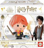 Educa - Harry Potter 3D Puzzle - 3D Figure Ron Weasley Collectible - 3D Sculpture Puzzle from 6 Years Old (19504) - Imagen 2