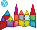 Educa - Magnetics | Case with 18 Magnetic Blocks. Educational 3D Building Set for Children. Includes 2 Animals and 8 Cards. Builds Geometric Figures. Ages 3 (20271) - Imagen 2