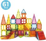 Educa - Magnetics | Educational 3D Magnetic Building Set with 61 Pieces for Children, Build Geometric Figures Developing Creativity and Imagination. From 3 Years (20024) - Imagen 2