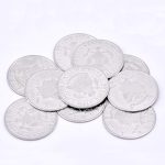 Enjoyer Palming Super Slim Coins (Half Dollar Version) Magic Tricks Coin Close-Up Accessories Magic Tricks Close Up Tricks Tricks Accessories Tricks, 10pcs/lot