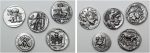 Eurofusioni Ancient Greek Coins Silver Plated – Tetradrachm Reproduction – Set of 5 - Imagen 2