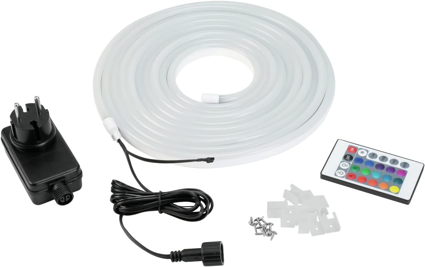 Eurolite LED neón Flex 24 V RGB 5 m with Eurolite LED neón Flex 24 V RGB 5 m with IR Set