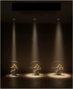 Foco de Escenario, S LED ultrafinos con haz de luz pequeño y ángulo de iluminación reducido, empotrados, 3/5/7 W, 3/8/15 grados, for techo, for el hogar, cuadros, museos de arte.(WH 3W 8 degree,4000K)