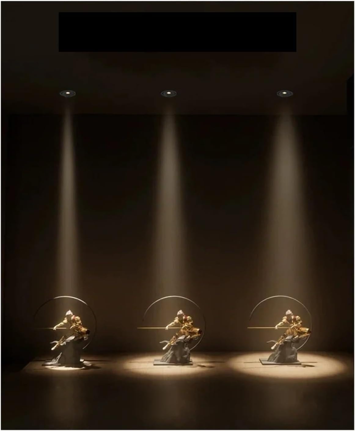 Foco de Escenario, S LED ultrafinos con haz de luz Foco de Escenario, S LED ultrafinos con haz de luz pequeño y ángulo de iluminación reducido, empotrados, 3/5/7 W, 3/8/15 grados, for techo, for el hogar, cuadros, museos de arte.(WH 3W 8 degree,4000K)