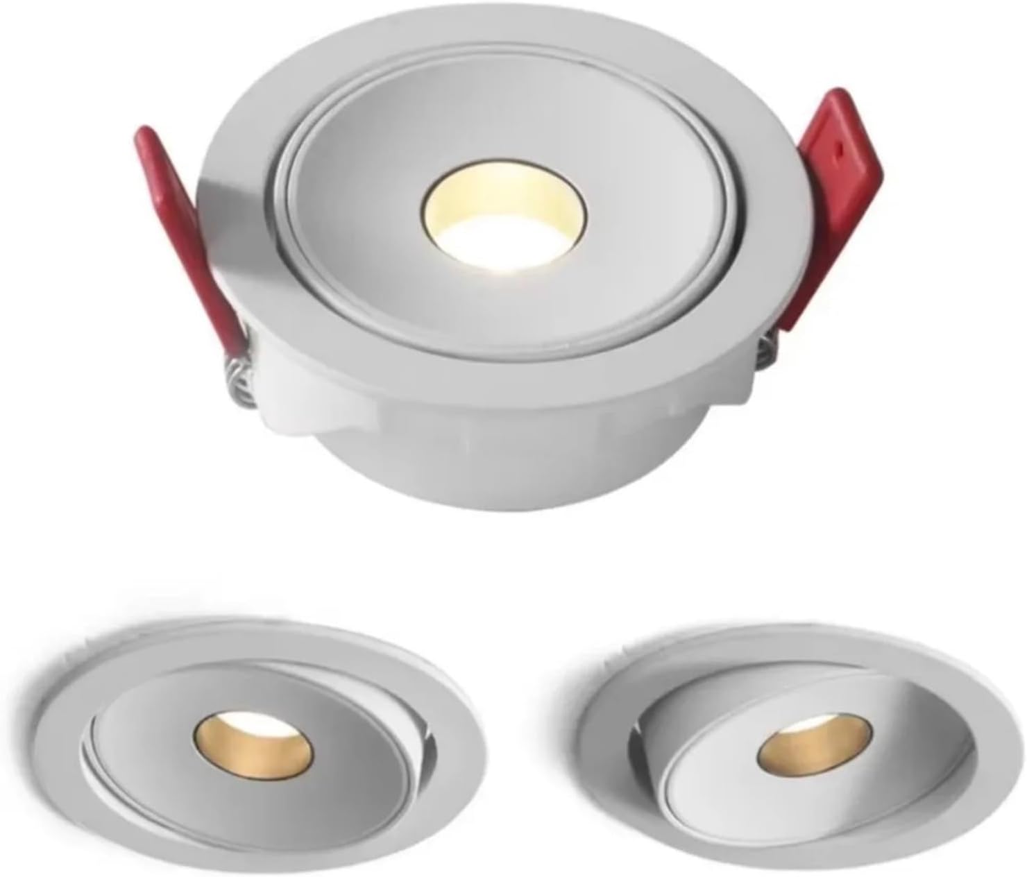 Foco de Escenario, s LED empotrados de 5 W, 7 Foco de Escenario, s LED empotrados de 5 W, 7 W y 9 W, ángulo de haz pequeño de 3°, 8° y 15°, for techo, for el hogar, cuadros, museos de arte.(White 5W 8 degree,6000K cold)