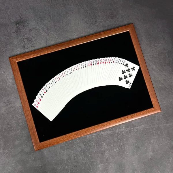 Foreground Mat with Frame (45cm x 33cm), Wizard Tricks, Magic Wizard Card Accessories, Coin Mat, Magic Props, Stage, Closeup, Illusions,