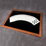 Foreground Mat with Frame (45cm x 33cm), Wizard Tricks, Magic Wizard Card Accessories, Coin Mat, Magic Props, Stage, Closeup, Illusions, - Imagen 2