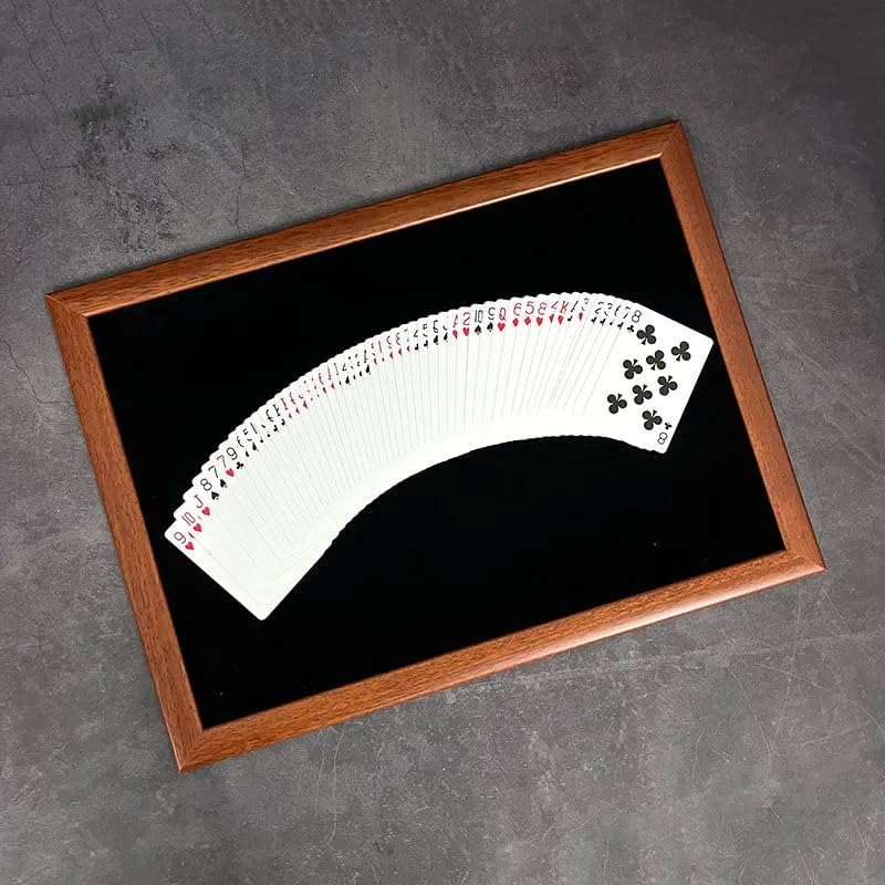 Foreground Mat with Frame (45cm x 33cm), Wizard Tricks, Magic Wizard Card Accessories, Coin Mat, Magic Props, Stage, Closeup, Illusions,