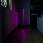 Fuzzix Starry 2 x RGB LED Tube Stand with 43 LEDs each, 1m Height, App Control and Remote Control, Sound Mode and Tripods Included for Parties and DJ - Imagen 2