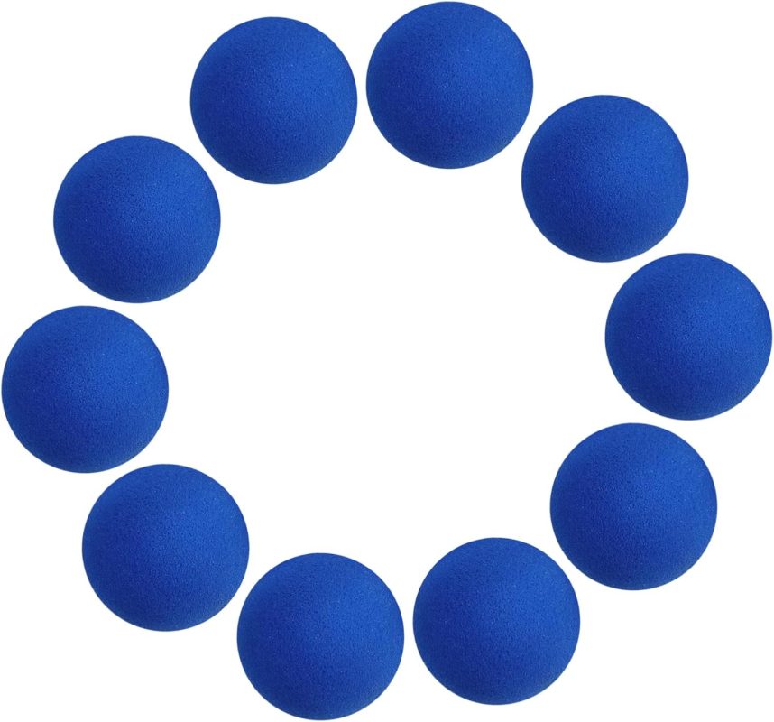 Gatuida 10 Soft Sponge Balls for Magicians Party Accessories 4.5 cm Interactive for Entertainment Festival Decoration Tricks 10 Pieces