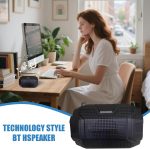 Genérico Altavoz Portátil Inalámbrico, Altavoz para Música Inalámbrico, Equipo Moderno con Graves Profundos Multiusos para Interiores y Exteriores - Imagen 2