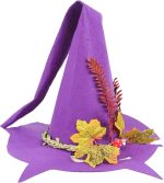 Genérico Kids Witch Hat: puntiagudo de un talla para Halloween, disfraz de fiesta con diseño de cosplay, accesorio para adultos y niños para fiestas de disfraces, eventos de radios, negro, 3.15x1