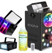 Générique Ibiza Light Set - Strobe, Astro Derby, Smoking Machine, LED, RGB, Night FOGGY-ASTRO, Party Gift