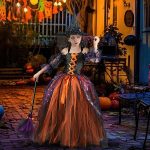 Generisch Disfraz de bruja para niña - Halloween sin mangas con sombrero | Cómodo traje de bruja para niños pequeños para trucos o tratos, bonito disfraz infantil para fiestas, eventos escolares y - Imagen 2