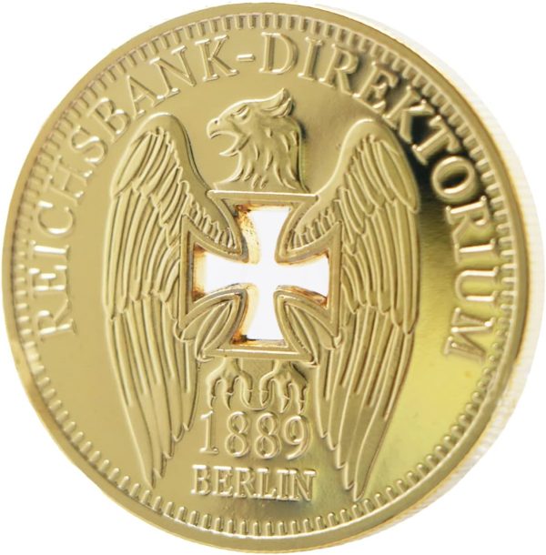 German Hollow Commemorative Coin, Cross Eagle Commemorative Coin, Collectible Coins, Retro Crafts