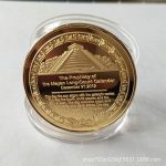 HARPIMER Mayan Commemorative Coin, Collection of Aztec and Mayan Commemorative Coins in a Calendar Art Collection - Imagen 2