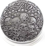 Halloween Commemorative Coins Skull Head Coin Coins Silver Collection Coin Challenge Coin Christmas Souvenir Coin
