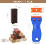 Hard Wax Repair Kit, Hard Wax for Wood, Tile, Parquet, Laminate, Vinyl, Furniture Repair Wax Set, Wax Putty for Scratches, Holes, Countertop Repair - Imagen 2